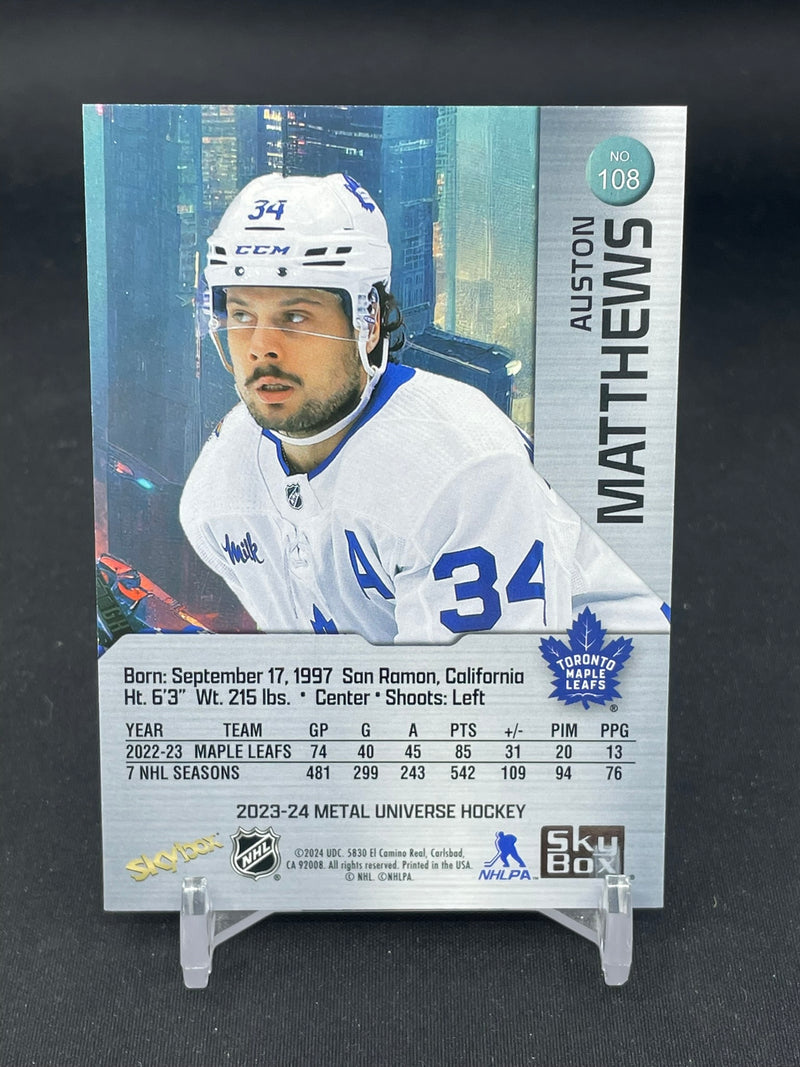 2023 UPPER DECK METAL UNIVERSE SKYBOX - RED PMG - A. MATTHEWS - #108 - #'D/100