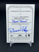 2018 TOPPS MUSEUM COLLECTION - ARTIST ORIGINAL - CANVAS COLLECTION - F. THOMAS -