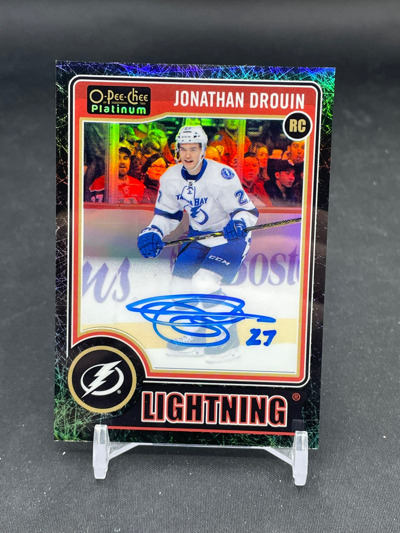 2014 UPPER DECK O-PEE-CHEE PLATINUM - ROOKIE AUTO - J. DROUIN - #RA-1 - #'D/99 - AUTOGRAPH - RC