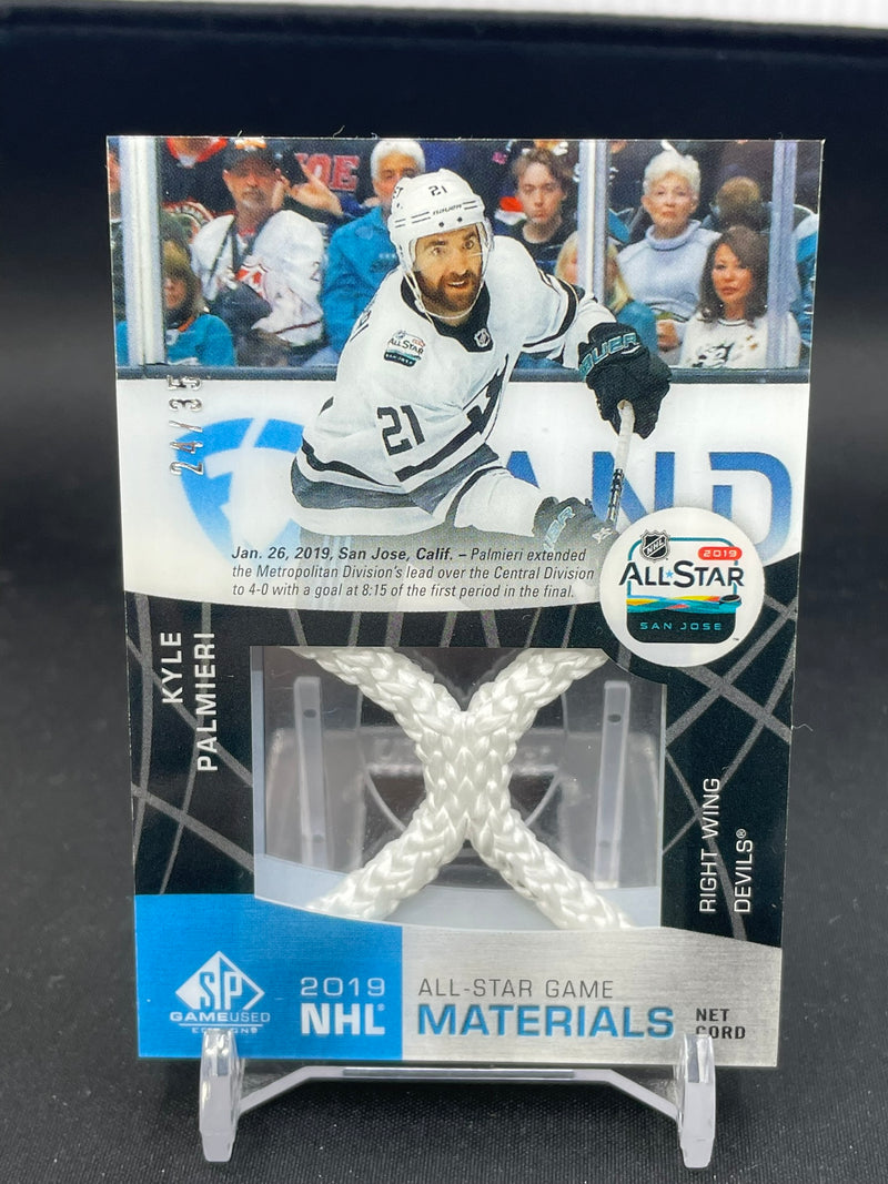 2019 UPPER DECK SP GAME USED - ALL-STAR GAME MATERIALS - K. PALMIERI - #ASNC-KP - #'D/35 - NET CORD RELIC