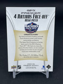 2025 UPPER DECK PREMIER - 4 NATIONS FACE-OFF MEGA PATCH - T. KONECNY - #4MP-TK - #'D/35 - RELIC - AUTOGRAPH