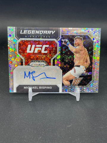2023 PANINI PRIZM - DISCO PRIZM - LEGENDARY SIGNATURES - M. BISPING - #LS-MBS - AUTOGRAPH