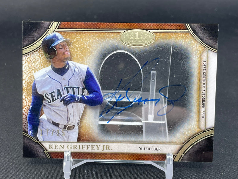 2015 TOPPS TIER ONE - CERTIFIED CLEAR ONE - K. GRIFFEY JR. - #COA-KG - #'D/15 - AUTOGRASPH