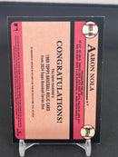 2024 TOPPS SERIES ONE - 1989 TOPPS BASEBALL RELIC CARD - A. NOLA -