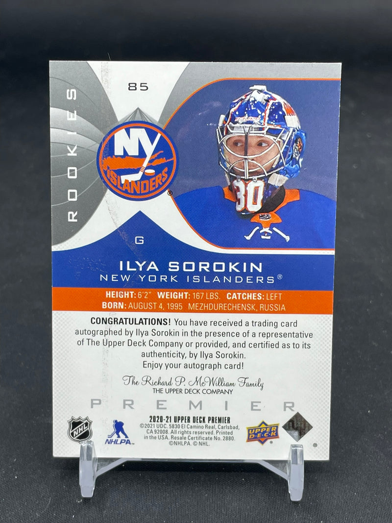 2020 UPPER DECK PREMIER - ROOKIES - I. SOROKIN -