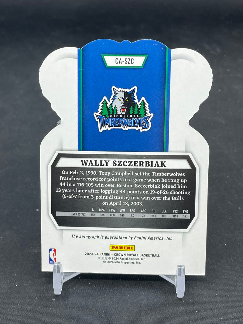 2023 PANINI CROWN ROYALE - DIE-CUT - W. SZCZERBIAK - #CA-SZC - #'D/75 - AUTOGRAPH