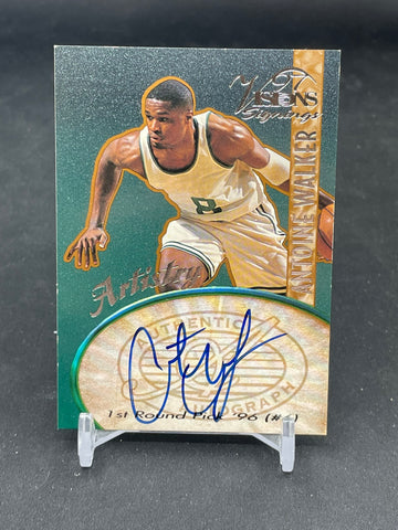 1997 THE SCORE BOARD - VISIONS SIGNINGS - ARTISTRY - A. WALKER - AUTOGRAPH