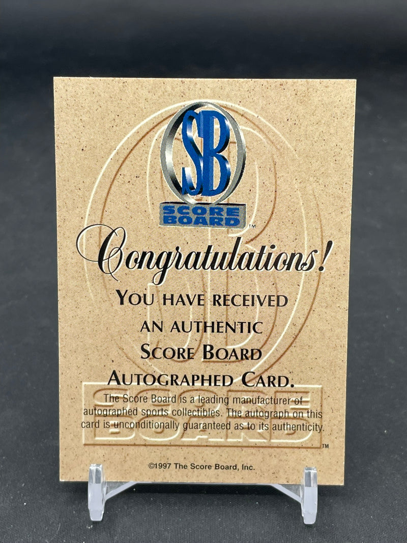 1997 THE SCORE BOARD - VISIONS SIGNINGS - ARTISTRY - A. WALKER - AUTOGRAPH