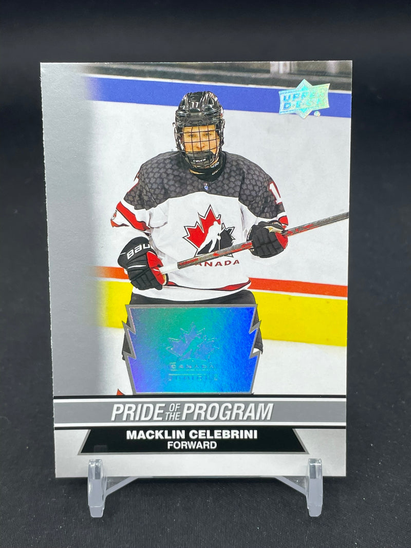 2023 UPPER DECK TEAM CANADA JUNIORS - PRIDE OF THE PROGRAM - M. CELEBRINI -