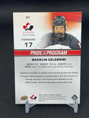 2023 UPPER DECK TEAM CANADA JUNIORS - PRIDE OF THE PROGRAM - M. CELEBRINI -