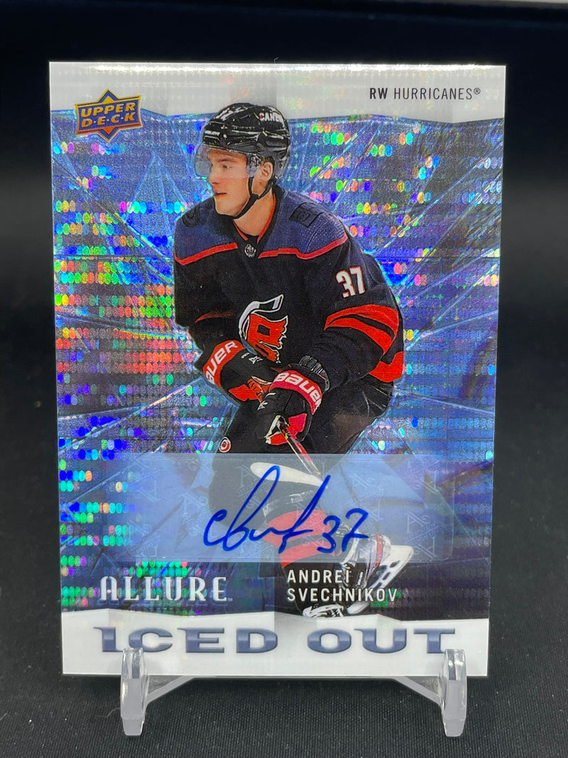 2020 UPPER DECK ALLURE - ICED OUT - BLUE AUTO - A. SVECHKINOV -