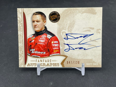 2011 PRESS PASS - FANFARE AUTOGRAPHS - D. DAVIS - #FA-DD - #'D/120 - AUTOGRAPH
