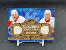2008 UPPER DECK ARTIFACTS - TUNDRA TANDEMS - N. LIDSTROM / C. CHELIOS - #TT-CL - #'D/100 - DUAL RELIC