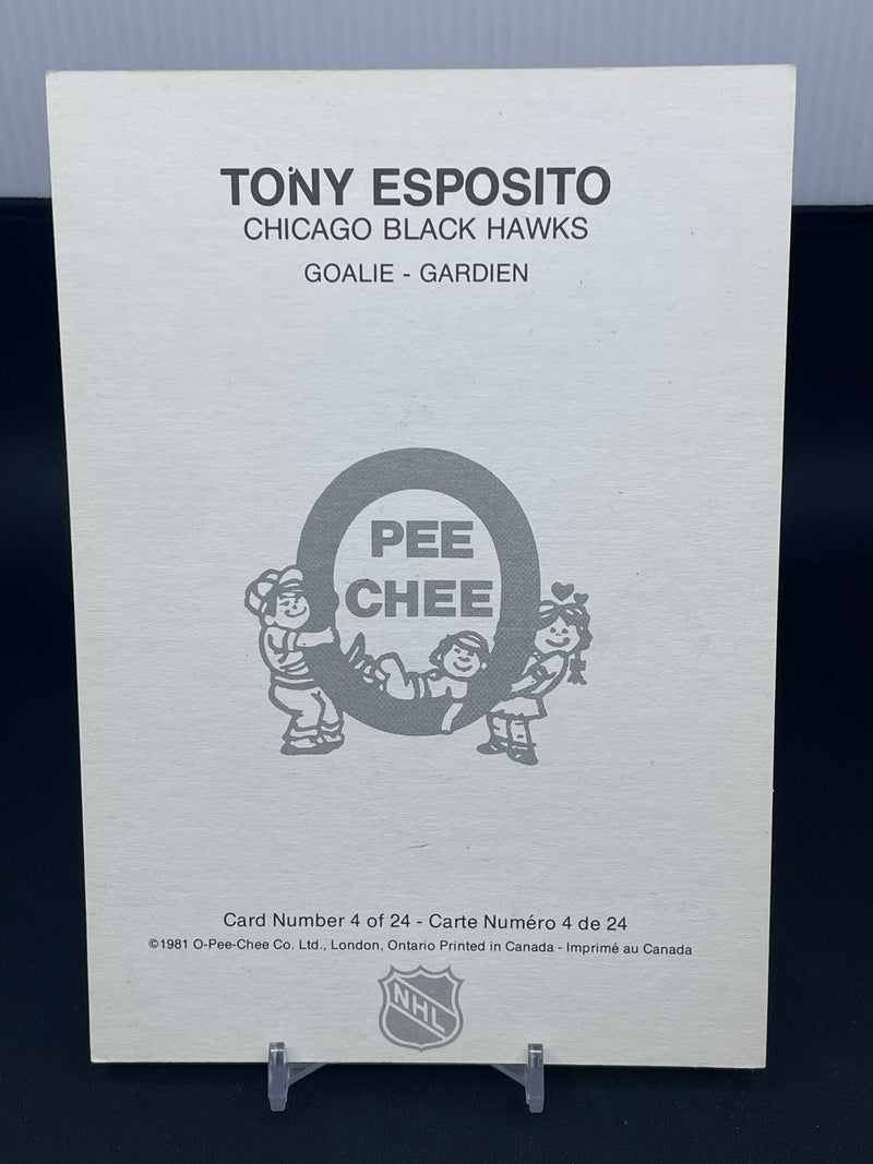 1981 O-PEE-CHEE - JUMBO CARD - SELECT YOUR PLAYER
