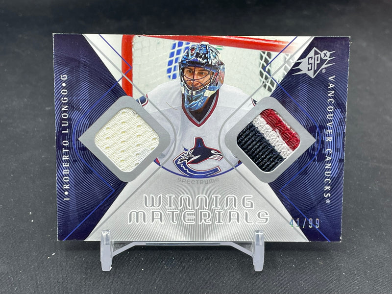2007 UPPER DECK SPX - WINNING MATERIALS - R. LUONGO - #WM-RL - #'D/99 - DUAL RELIC