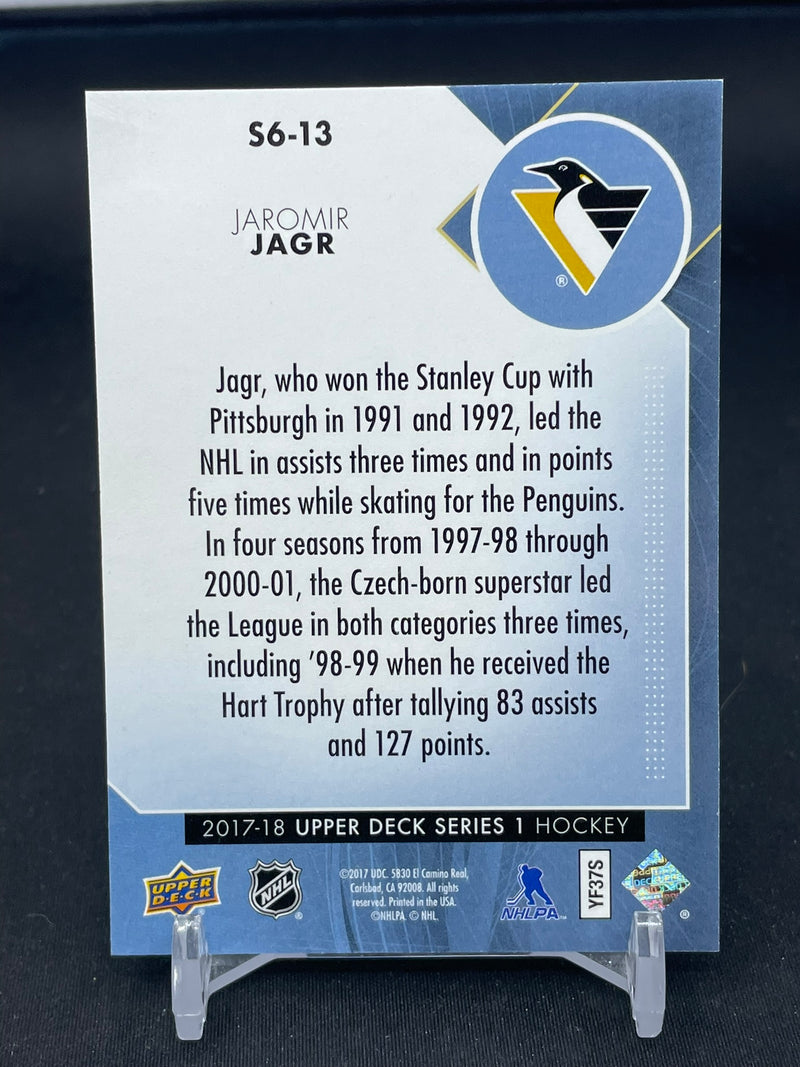2017 UPPER DECK SERIES ONE - THE SECOND SIX - J. JAGR -