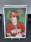 1981 TOPPS SUPER JUMBO - PETE ROSE - AUTOGRAPH