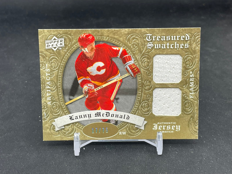 2008 UPPER DECK ARTIFACTS - TREASURED SWATCHES - L. MACDONALD - #TSD-LM - #'D/75 - DUAL RELIC