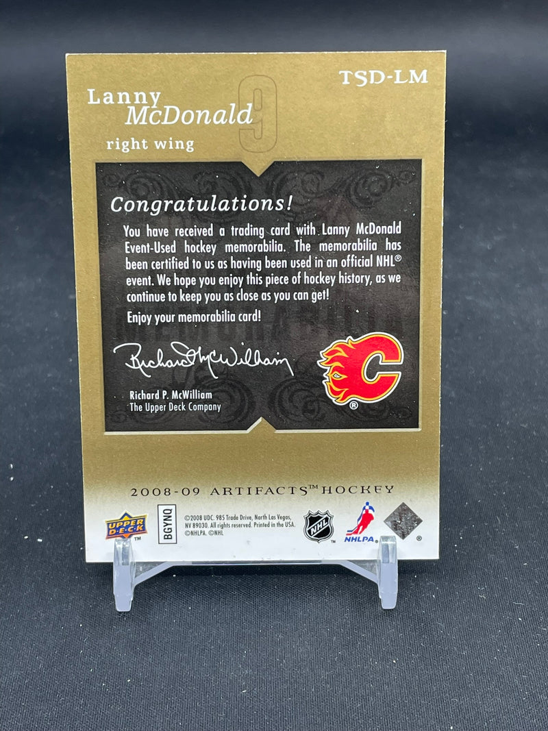 2008 UPPER DECK ARTIFACTS - TREASURED SWATCHES - L. MACDONALD - #TSD-LM - #'D/75 - DUAL RELIC