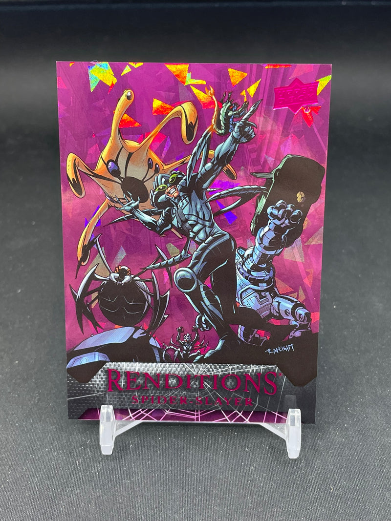 2024 UPPER DECK MARVEL RENDITIONS SPIDER-MAN - GHOST-SPIDER PINK - SPIDER-SLAYER - #59 - #'D/199