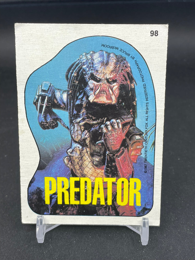 1988 O-PEE-CHEE STICKER - PREDATOR -