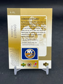 2000 UPPER DECK SP GAME USED - SP TOOLS OF THE TRADE - R. LUONGO - #A-RL - #'D/25 - RELIC - AUTOGRAPH