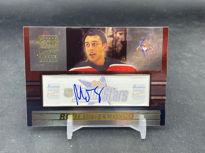2001 TOPPS BOWMAN YOUNG STARS - R. LUONGO - #YSA-RL - #'D/50 - AUTOGRAPH