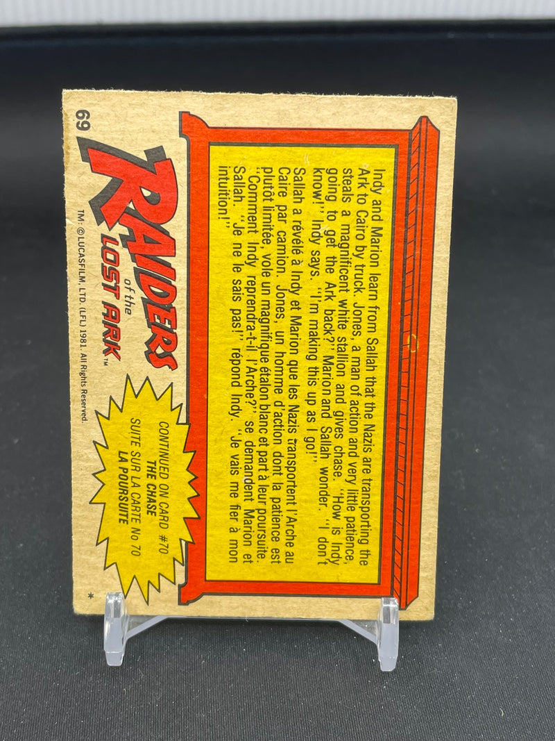 1981 TOPPS RAIDERS OF THE LAST ARK - RACE FOR THE ARK! -