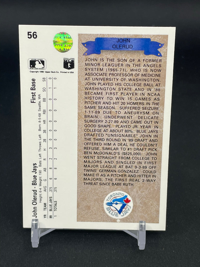 1990 UPPER DECK J. OLERUD -
