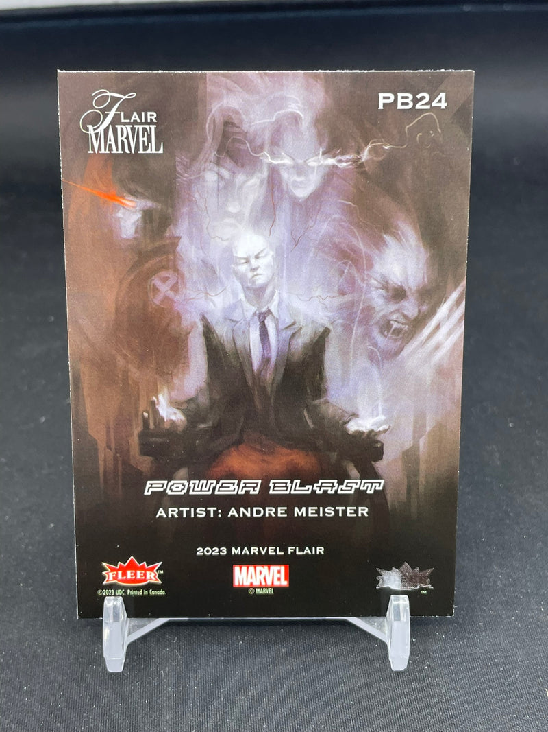 2023 UPPER DECK MARVEL FLAIR - POWER BLAST - PROFESSOR X -