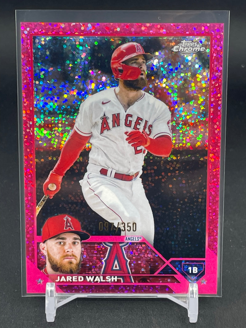 2023 TOPPS CHROME - MAGENTA SPECKLE REFRACTOR - J. WALSH - #89 - #'D/350
