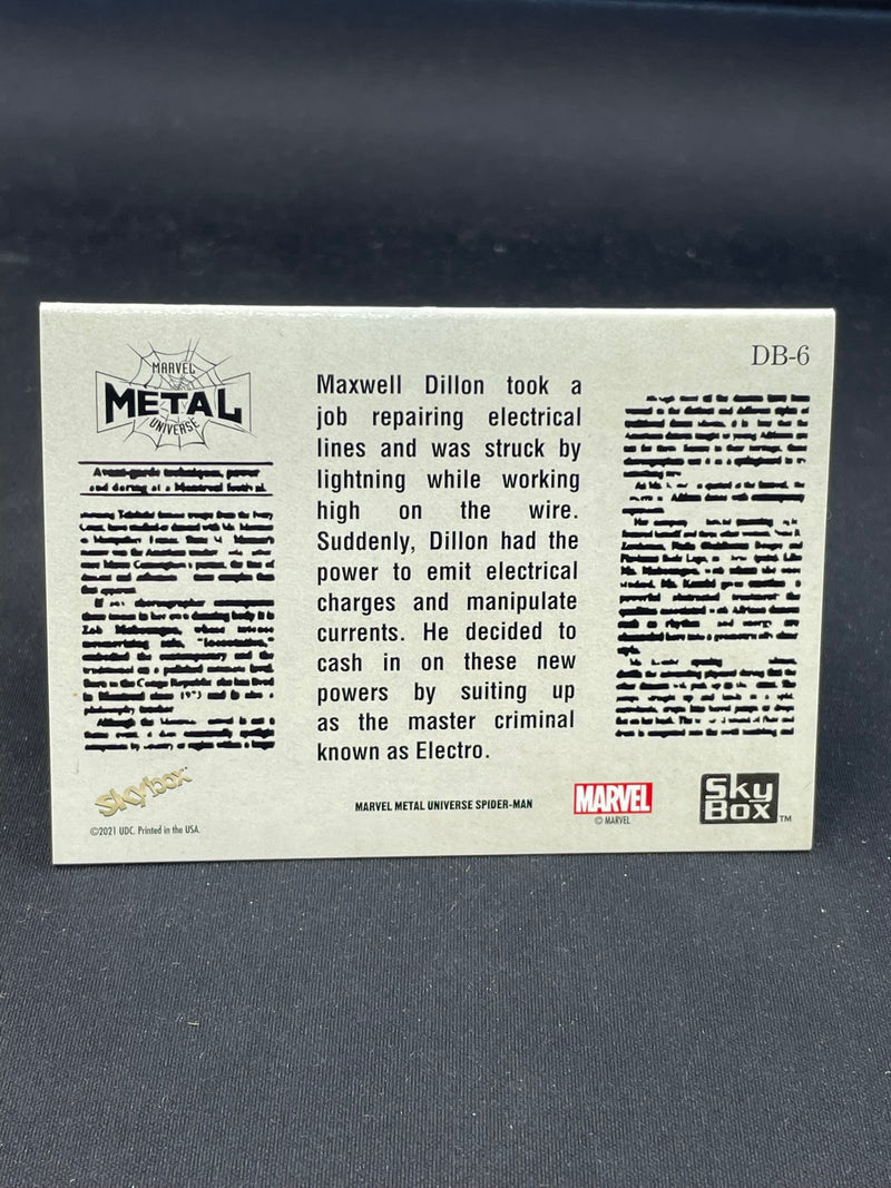 2022 UPPER DECK SKYBOX METAL UNIVERSE MARVEL - DAILY BUGLE HEADLINES - ELECTRO -