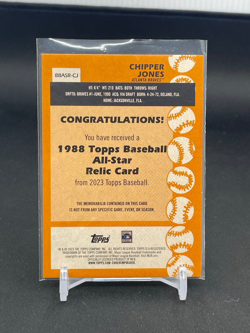 2023 TOPPS SERIES TWO - ALL-STAR RELIC CARD - C. JONES -