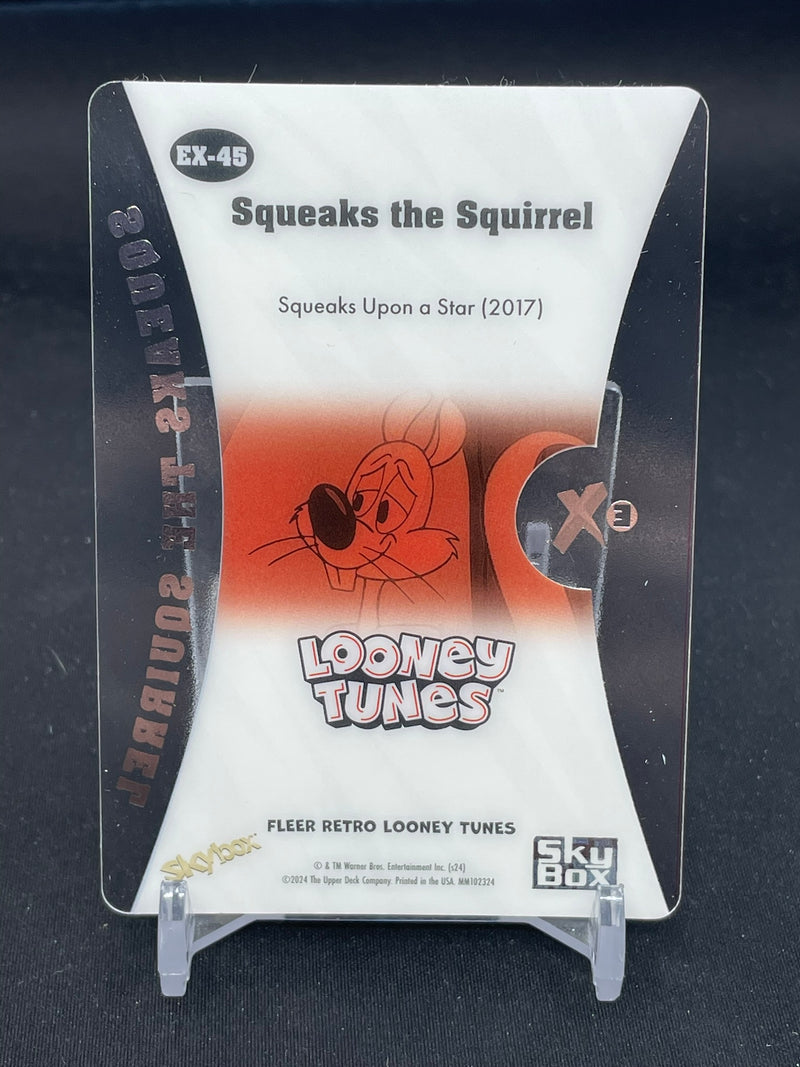 2024 UPPER DECK FLEER RETRO LOONEY TUNES - EX CENTURY - SQUEAKS THE SQUIRREL -