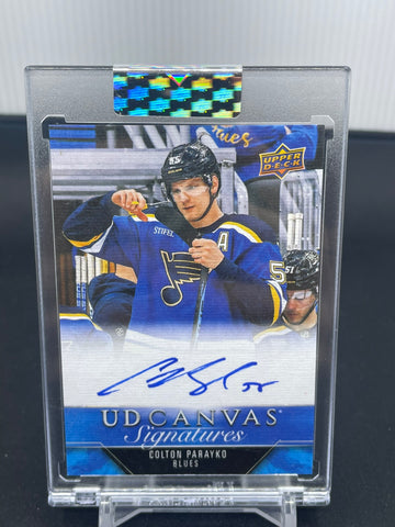 2023 UPPER DECK CLEAR CUT - UD CANVAS SIGNATURES - C. PARAYKO - #CS-CP - AUTOGRAPH