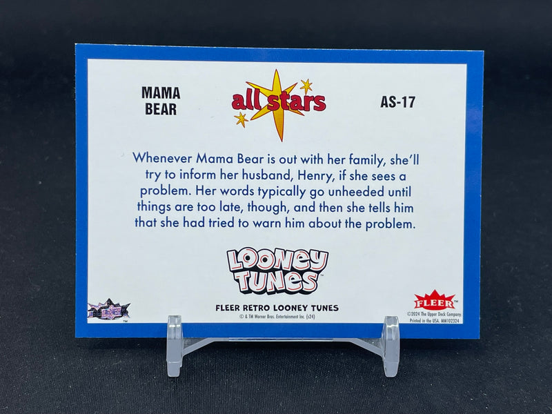 2024 UPPER DECK FLEER RETRO LOONEY TUNES - ALL STARS - MAMA BEAR -