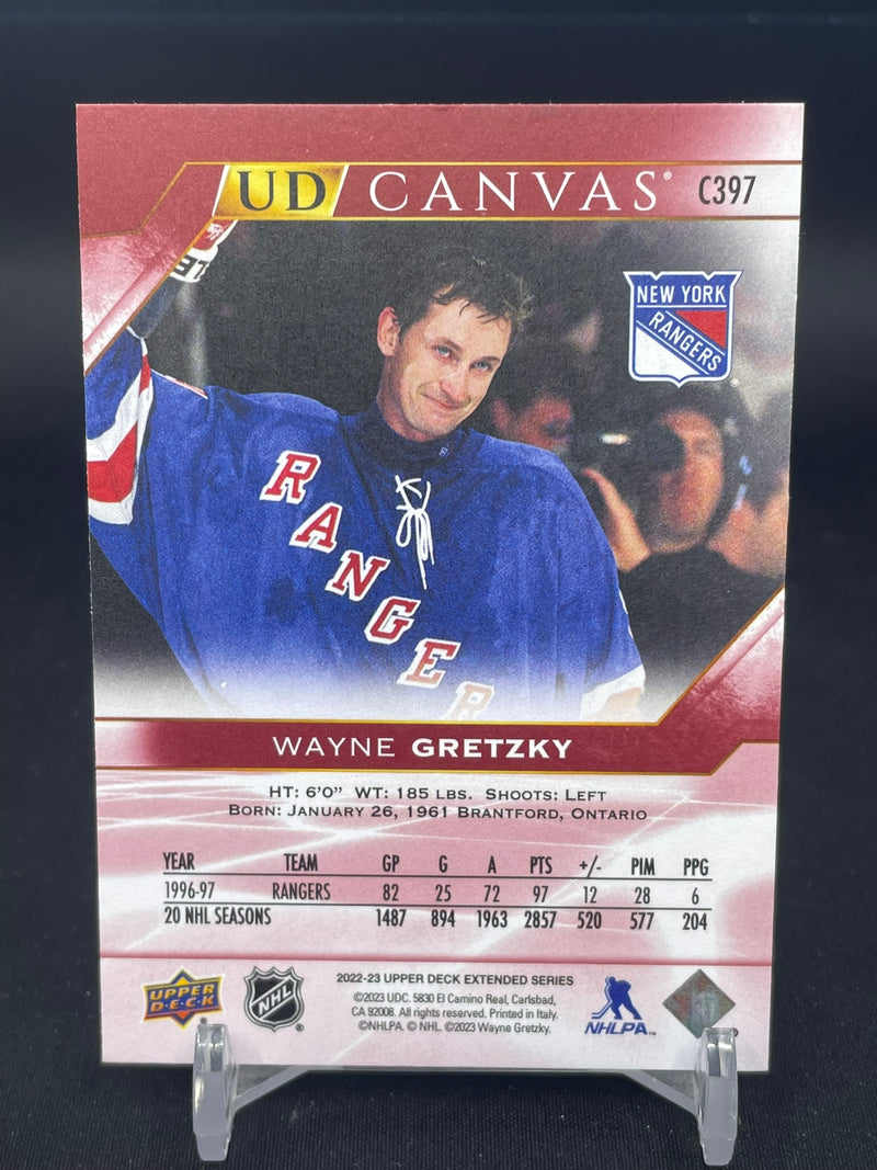 2022 UPPER DECK EXTENDED SERIES - UD CANVAS - RETIRED - W. GRETZKY -