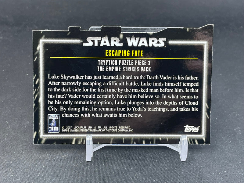 2007 TOPPS STAR WARS - ESCAPING FATE - TRYPTICH PUZZLE PIECE