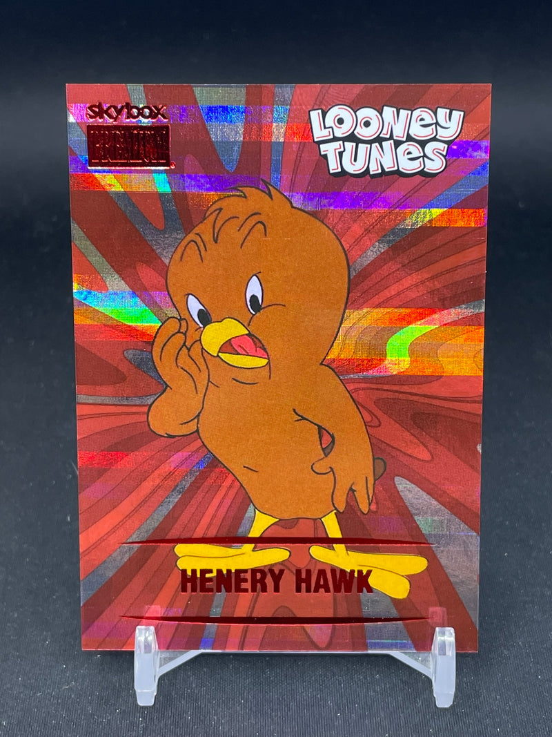 2024 UPPER DECK FLEER RETRO LOONEY TUNES - STAR RUBIES - PREMIUM - HENERY HAWK - #S-2 - #'D/150