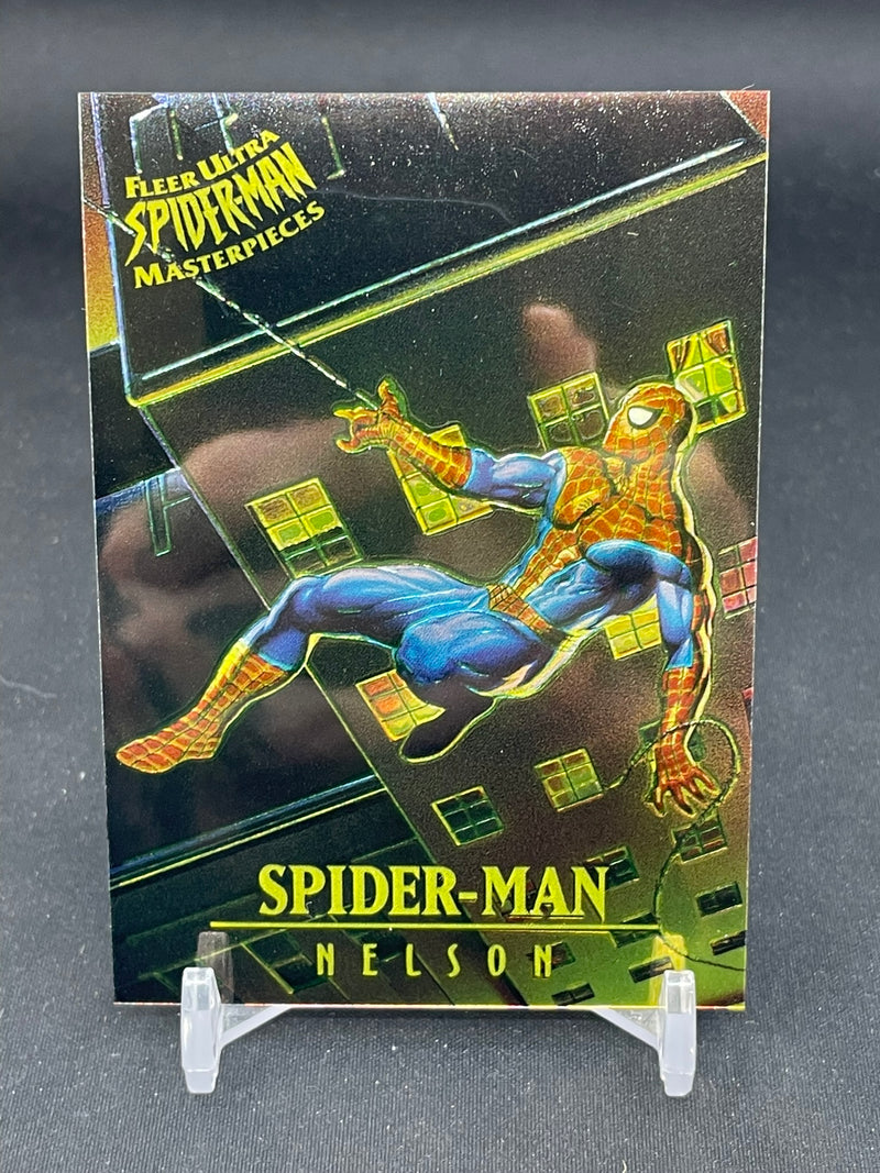 1995 FLEER ULTRA SPIDER-MAN MASTERPIECES - LIMITED EDITION - SPIDER-MAN NELSON -