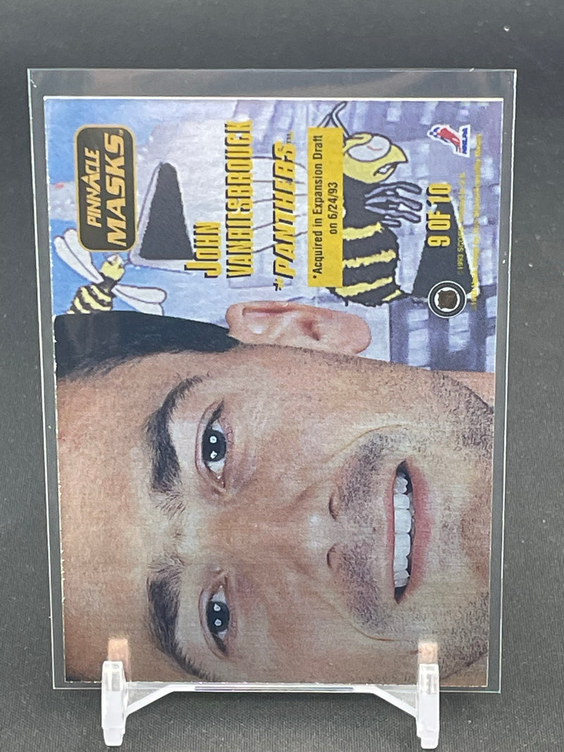 1993 SCORE PINNACLE - PINNACLE MASKS - J. VANBISBROUCK -