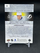 2014 UPPER DECK ARTIFACTS - EMERALD - V. HEDMAN - #69 - #'D/8 - DUAL RELIC - AUTOGRAPH