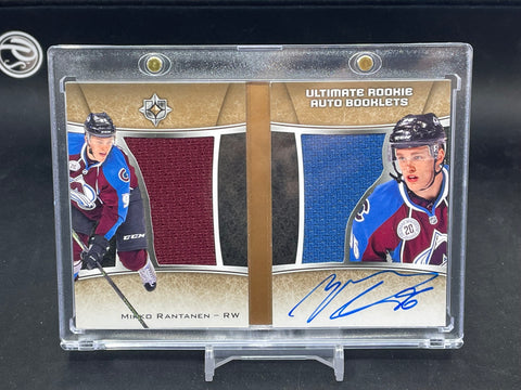 2015 UPPER DECK ULTIMATE - ULTIMATE ROOKIE AUTO BOOKLETS - M. RANTANEN - #RBR-MR - #'D/99 - DUAL RELIC - AUTOGRAPH - RC