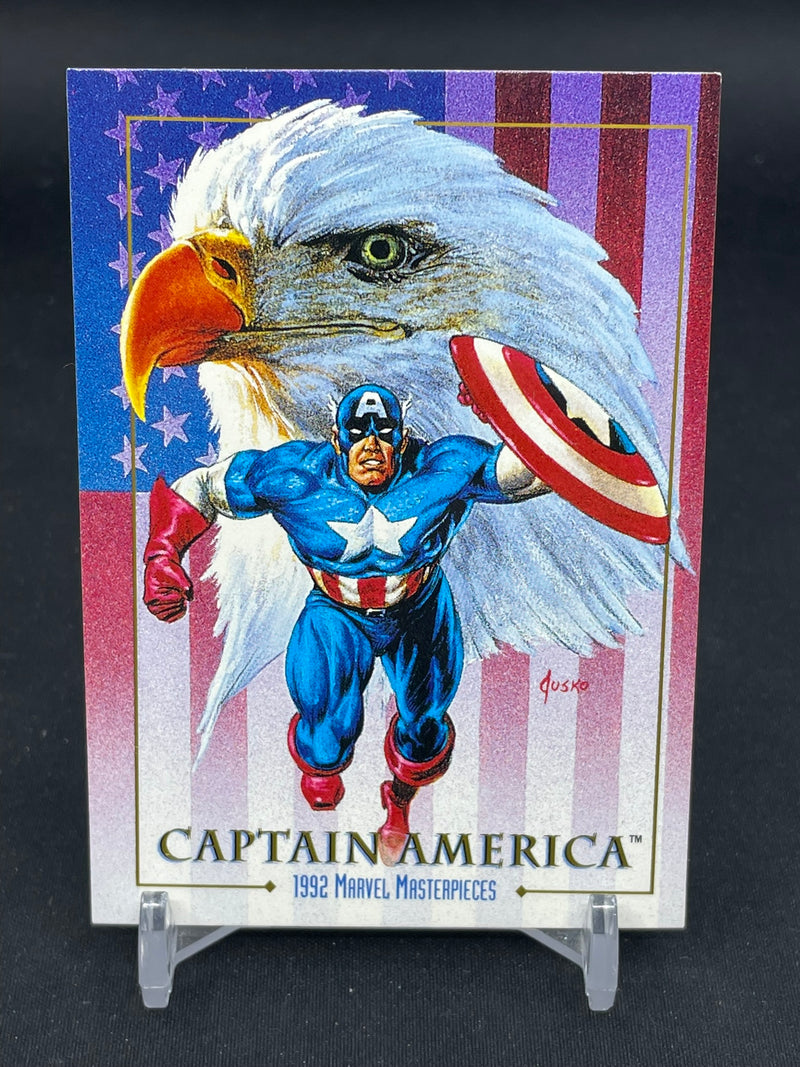 1992 SKYBOX MARVEL MASTERPIECES - CAPTAIN AMERICA -