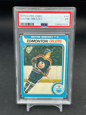 1979 O-PEE-CHEE - W. GRETZKY - #18 - PSA 1 - RC