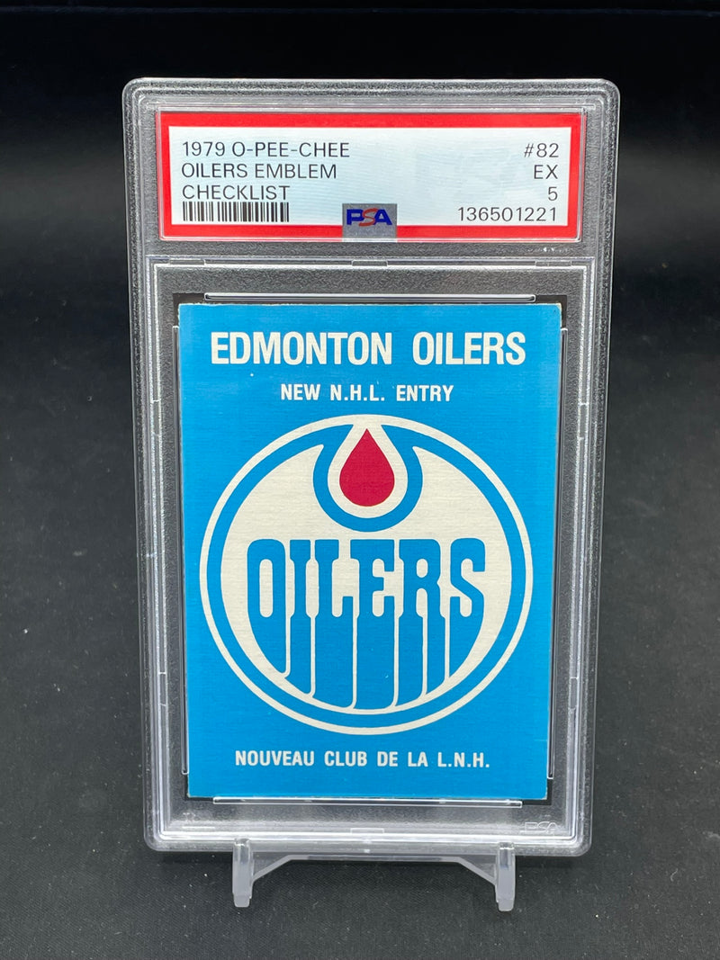 1979 O-PEE-CHEE - OILERS CHECKLIST -