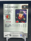 2024 UPPER DECK METAL UNIVSERSE SKYBOX - RED PRECIOUS METAL GEMS - Z. OSTPCHUK - #146 - #'D/100 - RC