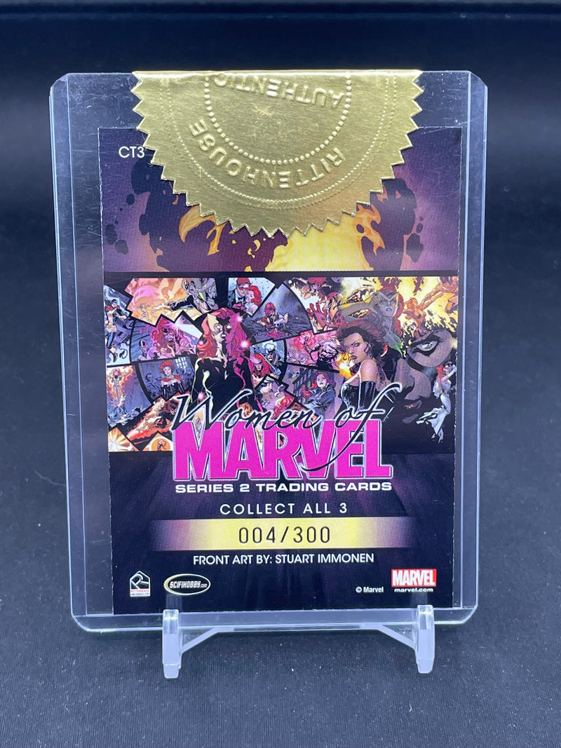 2013 WOMEN OF MARVEL SERIES TWO - TOPPER - JEAN GREY - #CT3 - #'D/300