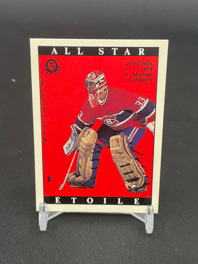 1989 O-PEE-CHEE STICKER - ALL STAR - P. ROY - #28 #14 #156