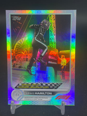 2022 TOPPS F1 - RAINBOW FOIL - L. HAMILTON - #151